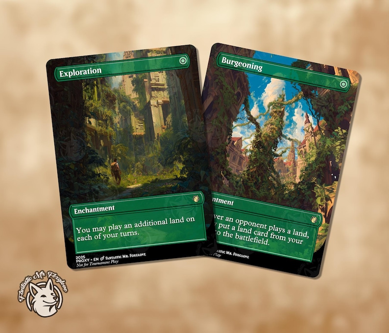 Exploration & Burgeoning | Proxy Cards Both—15% off!