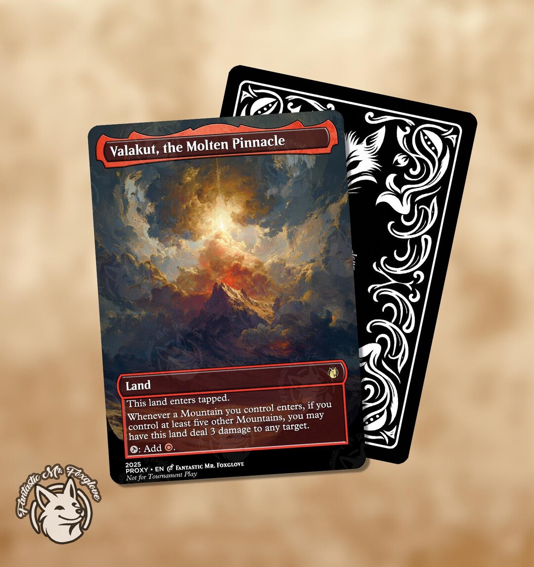 溶鉄の尖峰、ヴァラクート | プロキシカード - Etsy 日本