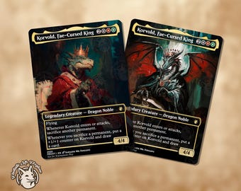 Korvold, Fae-cursed King | Proxy Card  Choose Your Art! - Etsy