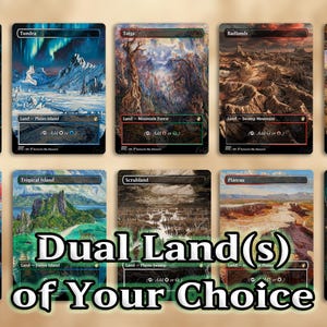 1+ Dual Land of Your Choice | Proxy Cards
