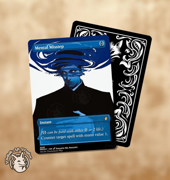 Mental Misstep | Proxy Card - Etsy