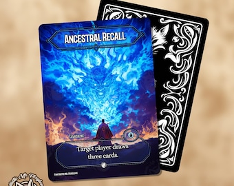 Ancestral Recall | Proxy Card — Choose Your Art and Card Frame! - Etsy