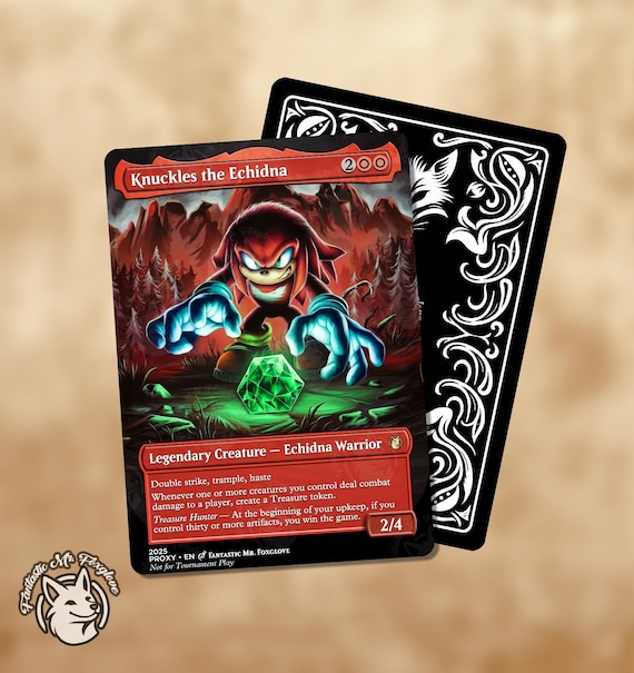 knuckles mtg card Knuckles the Echidna Secret Lair Drop (SLD) #2082 Scryfall Magic: The Gathering Search