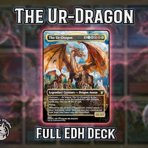 The Ur-Dragon EDH Deck | 100 Proxy Cards + 8 Tokens! (Optimized, Bracket 4)