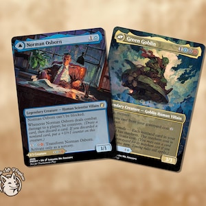 norman osborn mtg card (Borderless) Green Goblin Spider-Man Foil PSA 9 Magic put a +1/+1 counter on this creature.) Goblin Formula Each nonland card in your graveyard has mayhem Norman Osborn Mtg Proxy -