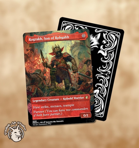 Rograkh, Son of Rohgahh | Proxy Card  Choose Your Art! - Etsy New Zealand