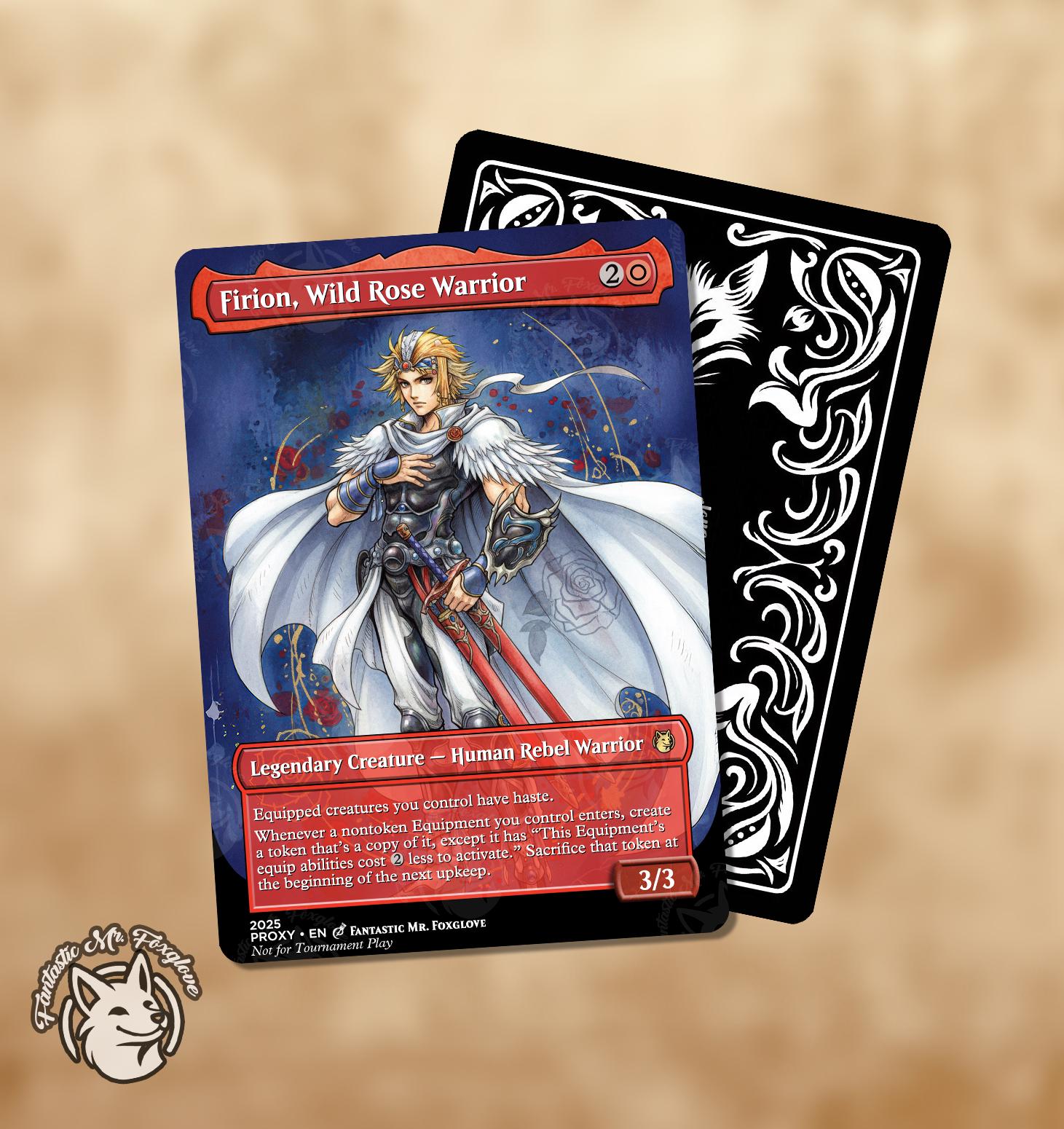 firion mtg card Firion, Swordmaster Selector(.legalities Thoughts?