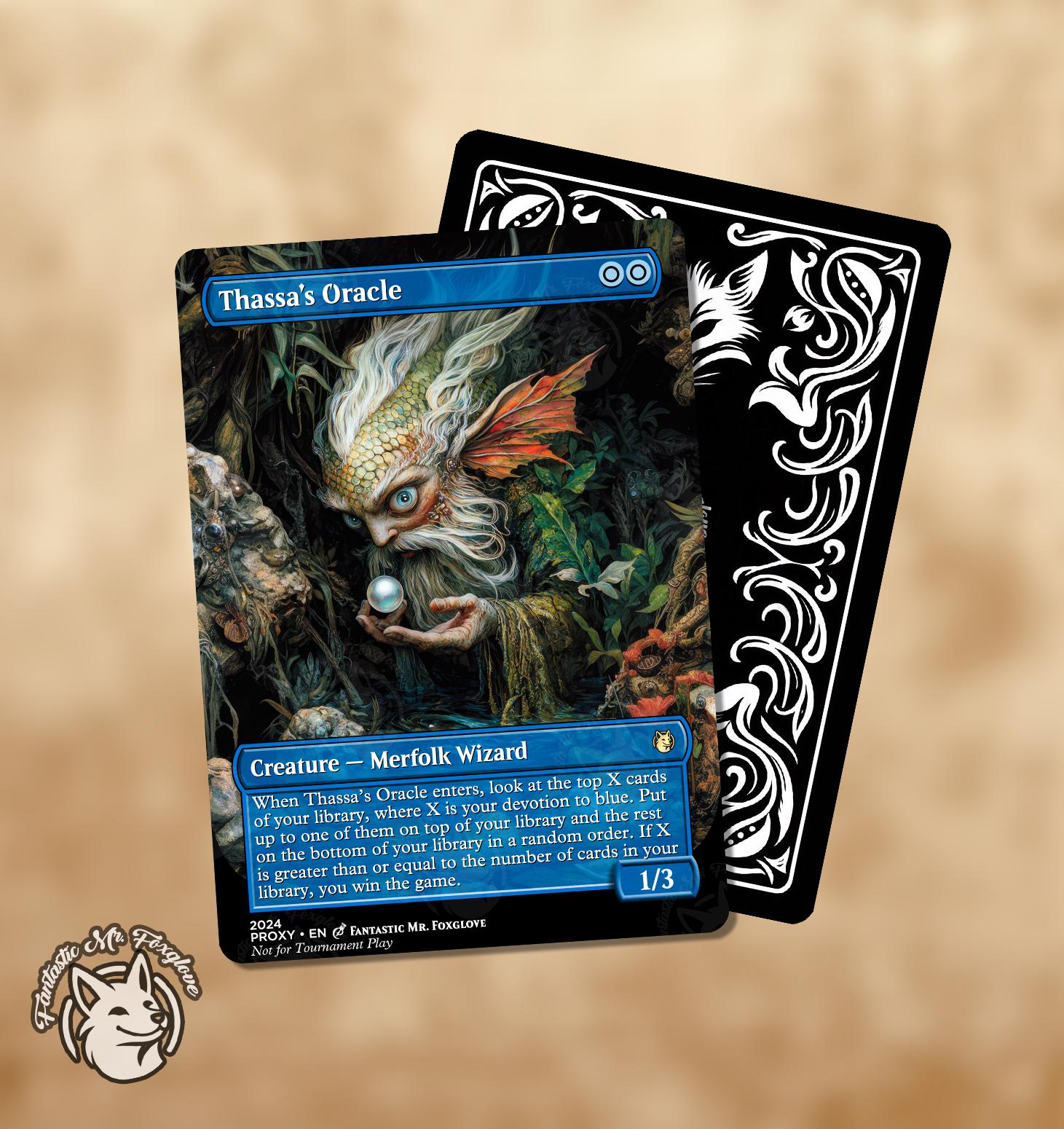 Buy Thassa's Oracle | Proxy Card — Choose Your Art! Online in