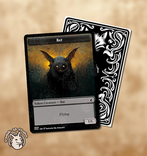 Bat Token | Custom Art Proxy Card