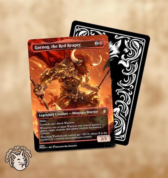 Gornog, the Red Reaper | Proxy Card