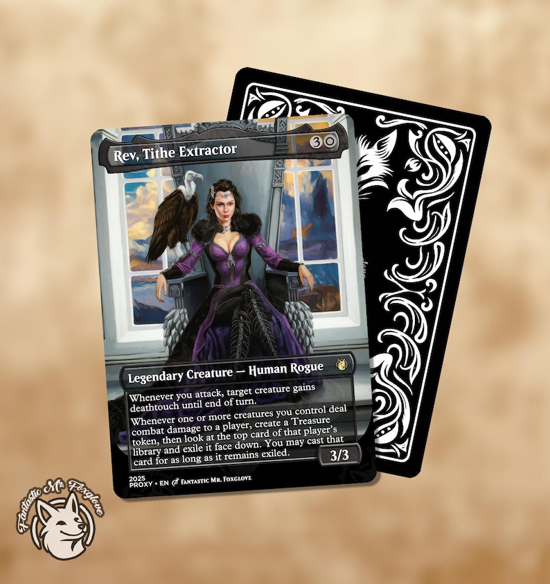Rev, Tithe Extractor | Custom Art Proxy Card - Etsy