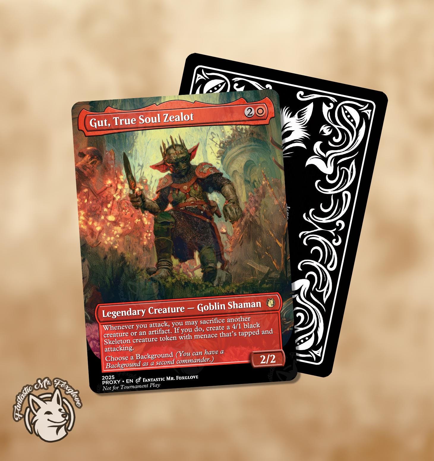 Gut, True Soul Zealot | Proxy Card - Etsy