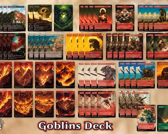 Goblins Pre-Modern Proxy Deck | 75 Proxy Cards for Playtesting — Fun, Competitive, Ready-to-Play Deck!