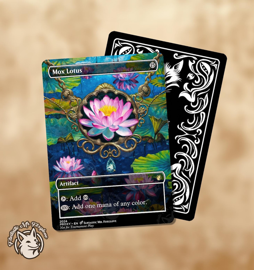Mox Lotus | Proxy Card - Etsy