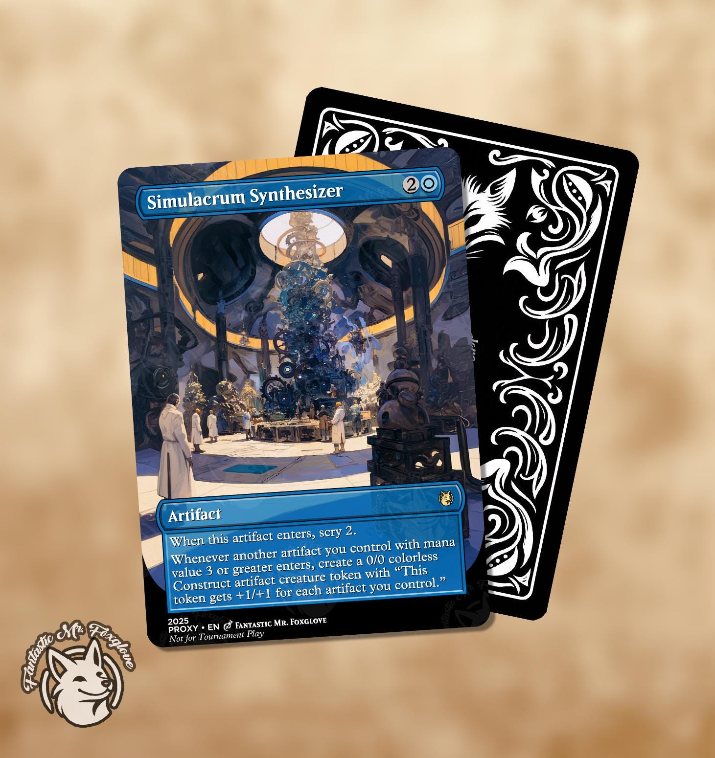 Simulacrum Synthesizer | Proxy Card - Etsy