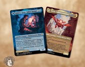 Goben, Gene-splice Savant // Fleem, Goben's Creation | Double-faced Proxy  Card - Etsy