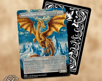 Dragón Dorado Antiguo / Tarjeta Proxy