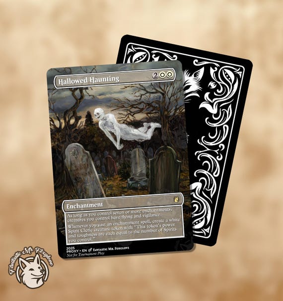 Hallowed Haunting | Proxy Card - Etsy