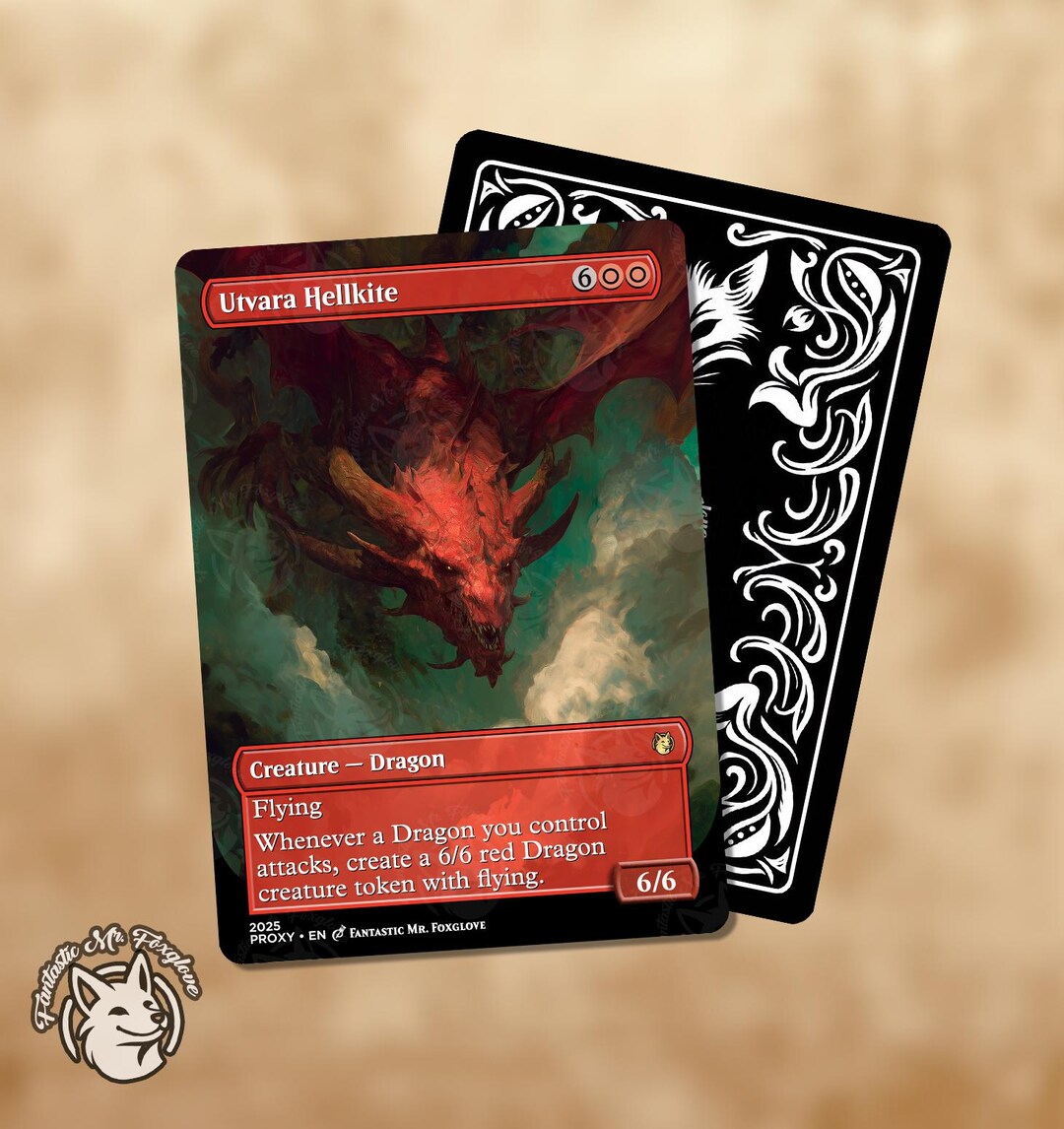 Utvara Hellkite | Proxy Card - Etsy, image size:1080x1146