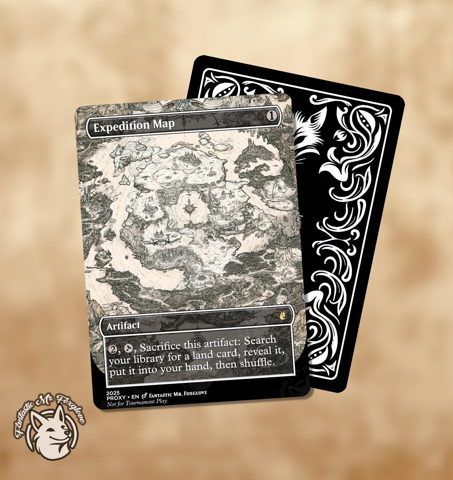 Expedition Map | Proxy Card - Etsy