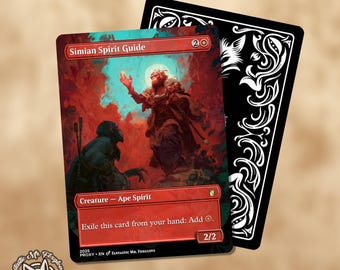 Simian Spirit Guide | Proxy Card — choose Your Art! - Etsy