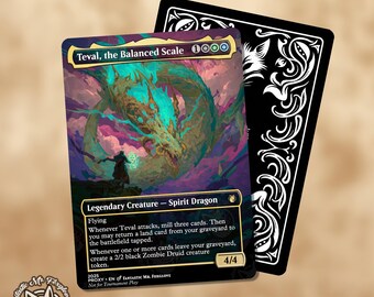 Teval, the Balanced Scale | Proxy Card  Choose Your Art! - Etsy