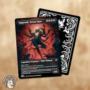 Valgavoth, Devorador de Terror / Tarjeta proxy con arte personalizado