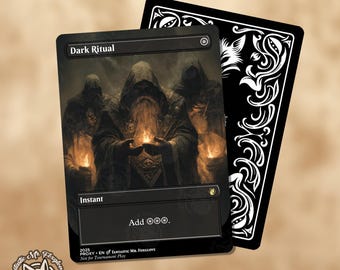Dark Ritual | Proxy Card — choose Your Art! - Etsy