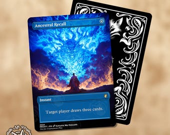 Ancestral Recall Custom Card Altered Art - Etsy