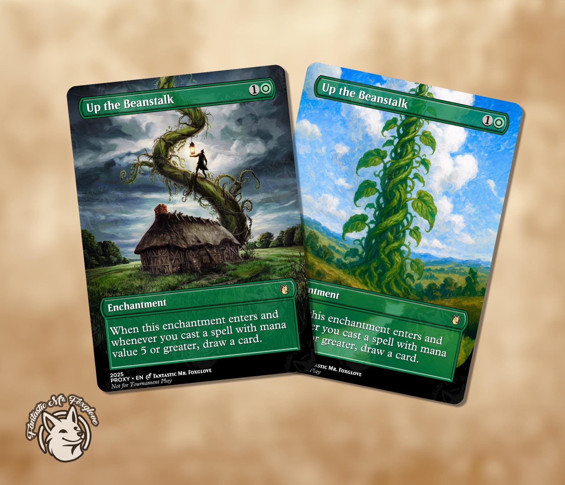 Up the Beanstalk | Proxy Card — Choose Your Art! - Etsy