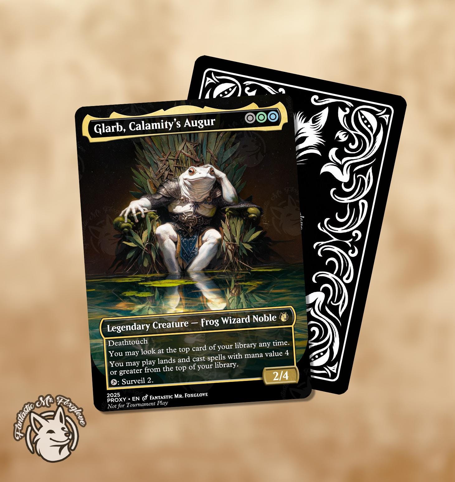 Glarb, Calamity's Augur | Proxy Card - Etsy