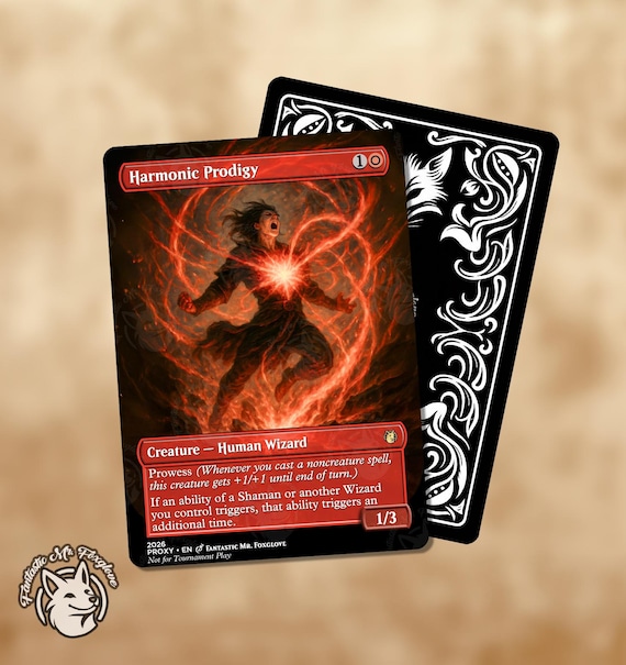 Harmonic Prodigy | Proxy Card - Etsy