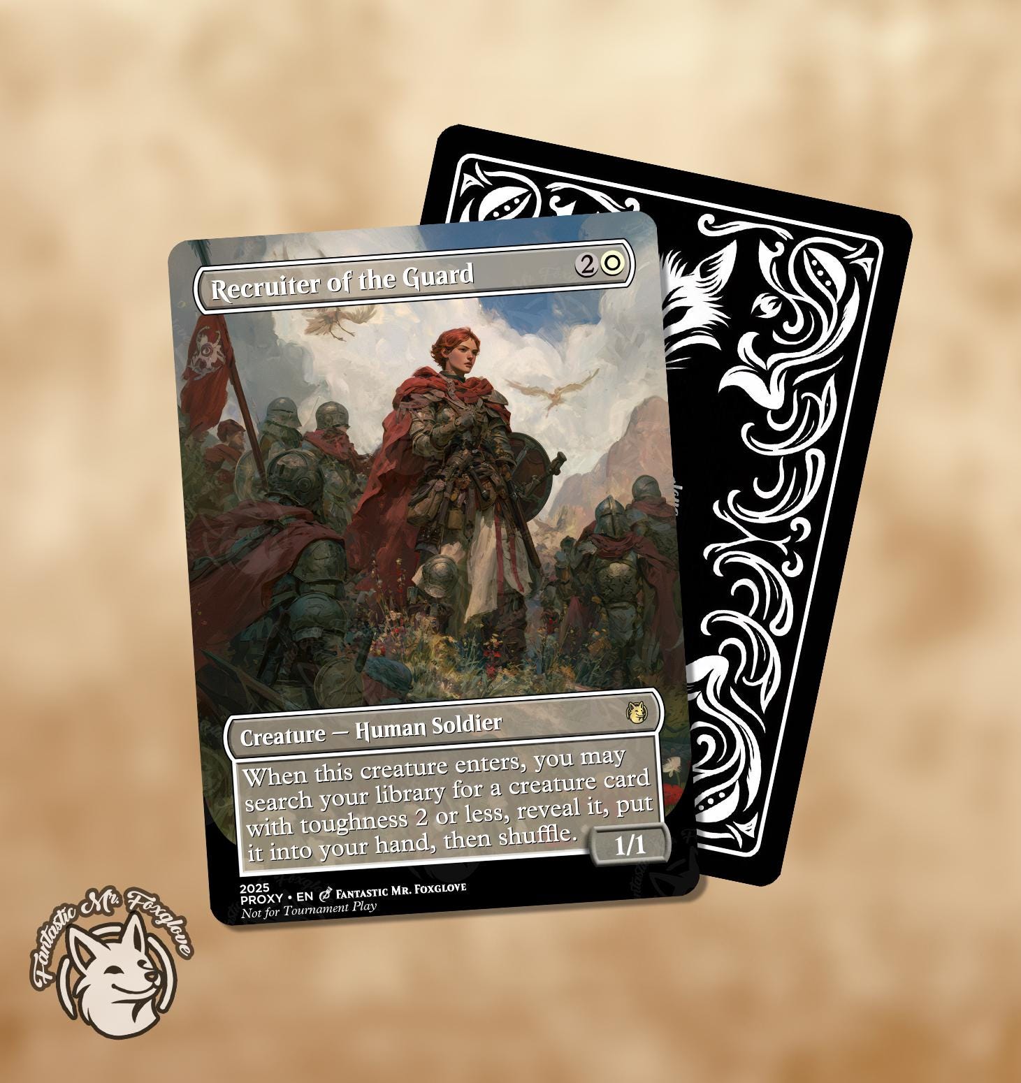 Recruiter of the Guard | Proxy Card - Etsy