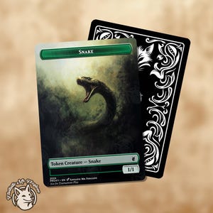 Token de Cobra | Carta de Proxy de Arte Personalizada — Opção para Toque Mortal!