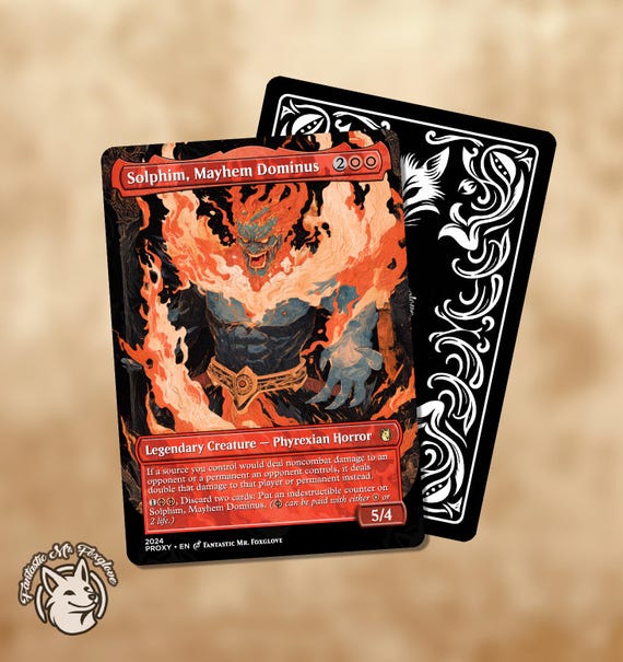 Solphim, Mayhem Dominus | Proxy Card - Etsy