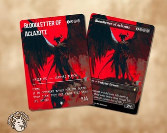 Bloodletter of Aclazotz | Proxy Card — Choose Your Card Frame! - Etsy
