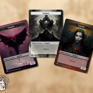Vampire Token | Proxy Cards (Choose Your Art and P/T!)