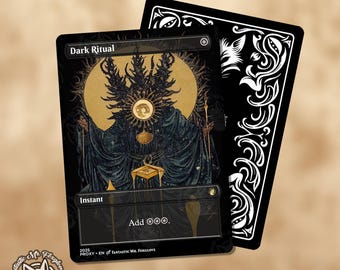 Dark Ritual | Proxy Card — choose Your Art! - Etsy