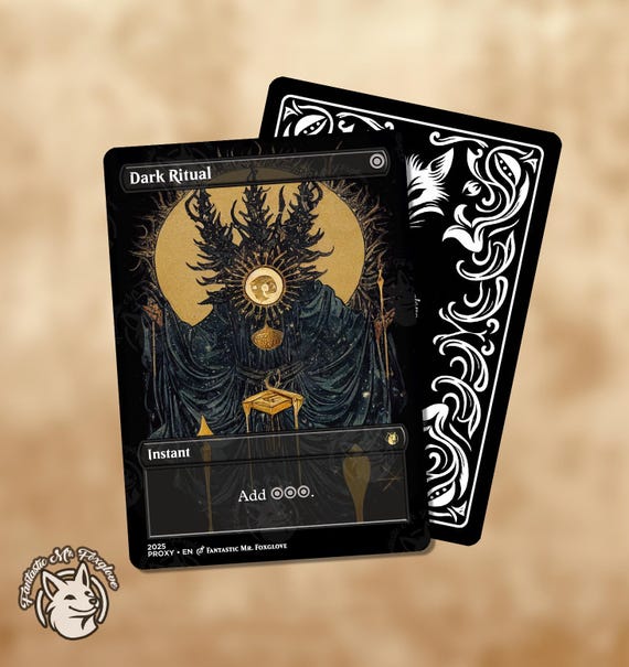 Dark Ritual | Custom Art Proxy Card