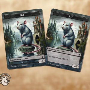 Rat Token | Custom Art Proxy Card