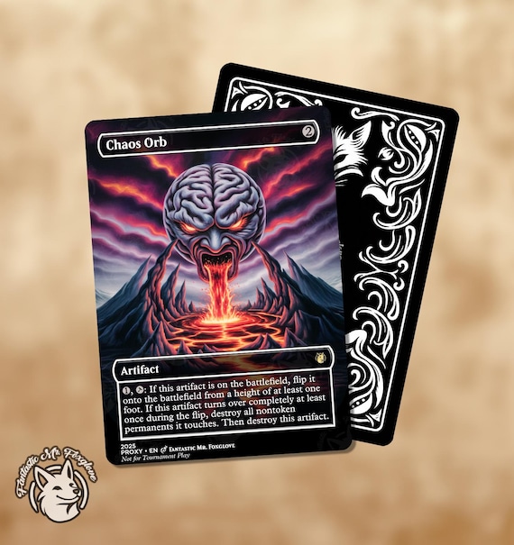 Chaos Orb | Proxy Card - Etsy
