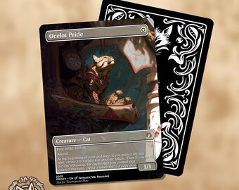 Ocelot Pride | Proxy Card — choose Your Art! - Etsy