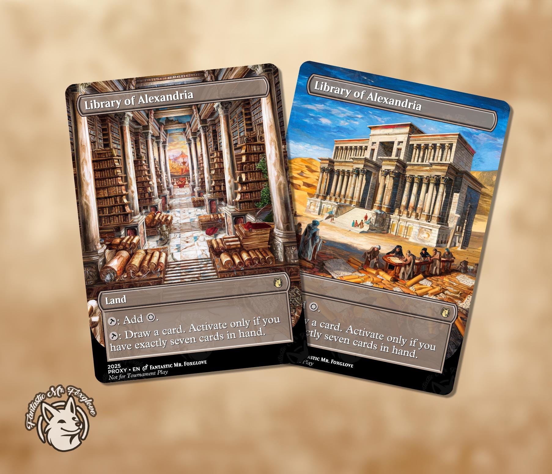 Mtg Library of Alexandria - Etsy UK