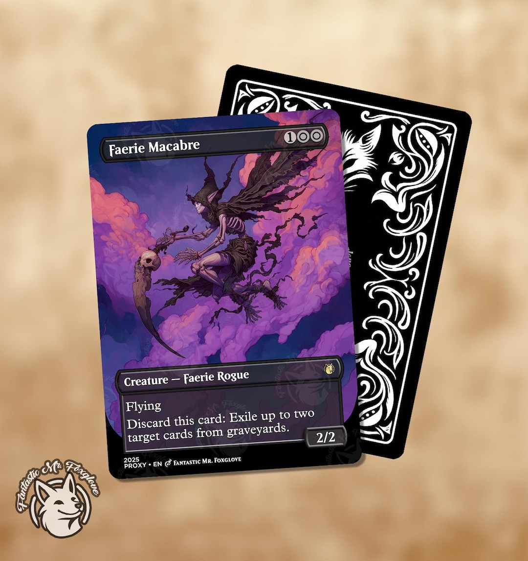 Faerie Macabre | Proxy Card - Etsy