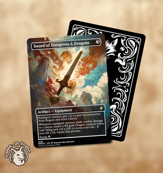 Sword of Dungeons & Drag0ns | Proxy Card
