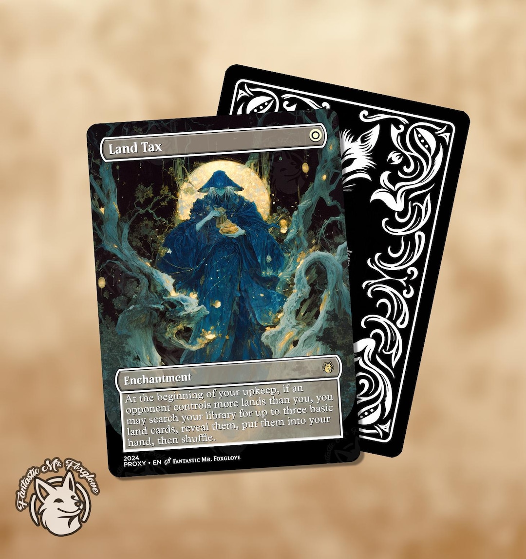 Land Tax | Proxy Card - Etsy