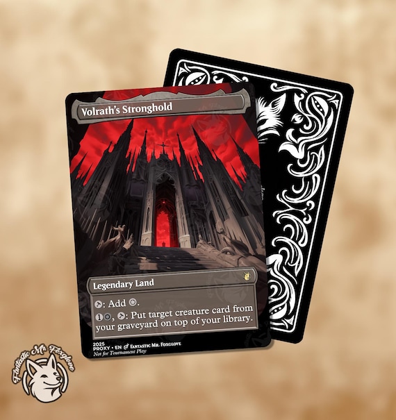 Volrath's Stronghold | Proxy Card — Choose Your Art! - Etsy