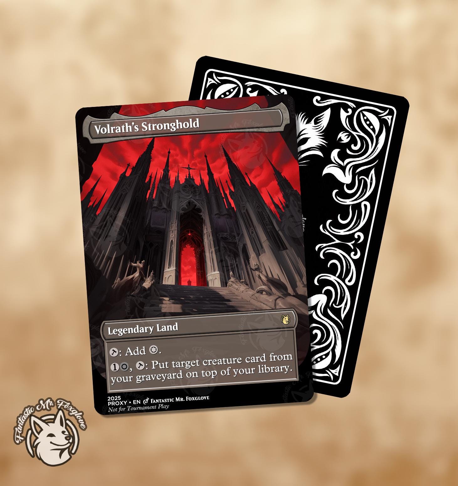 Volrath's Stronghold | Proxy Card — Choose Your Art! - Etsy
