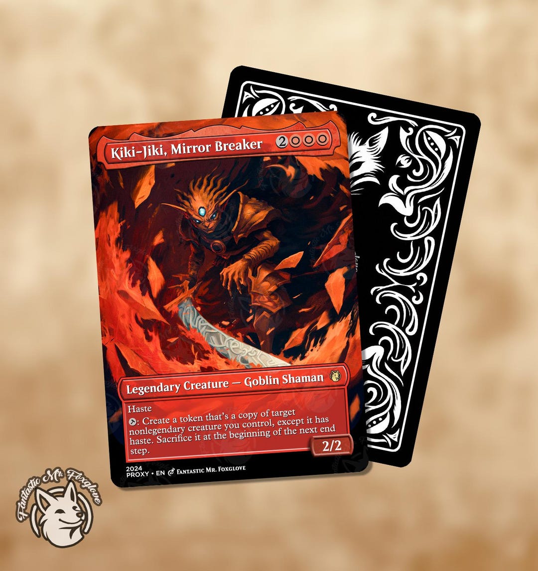 Kiki-jiki, the Mirror Breaker | Proxy Card - Etsy