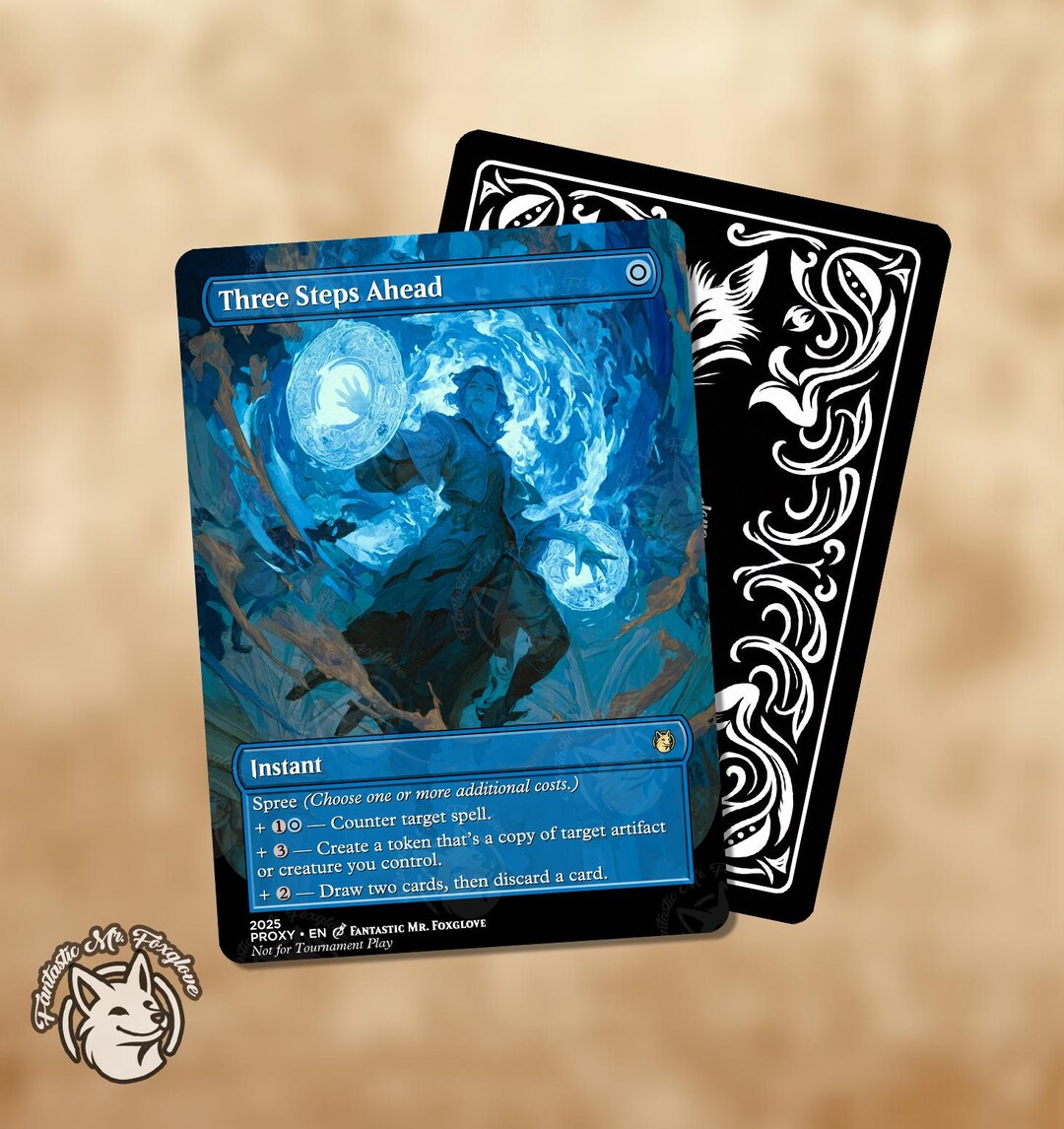 Three Steps Ahead | Proxy Card - Etsy